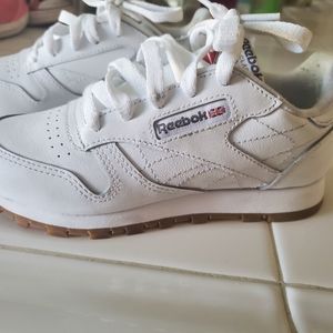 Rebook white sneakers like new size 12